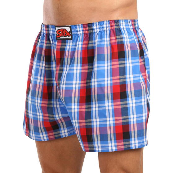 Herren Boxershorts Styx klassischer Gummizug Übergröße mehrfarbig (E1037)