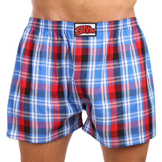 Herren Boxershorts Styx klassischer Gummizug Übergröße mehrfarbig (E1037)