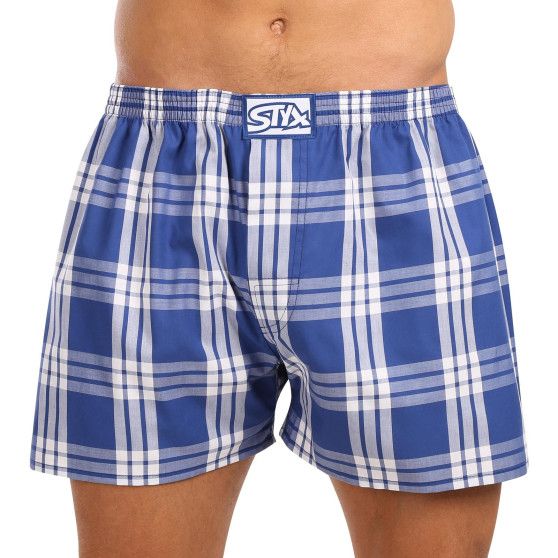 Herren Boxershorts Styx klassischer Gummizug Übergröße mehrfarbig (E1040)