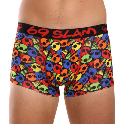 69SLAM Herren Boxershorts Hüfte Bambus SKULL CONE (MHBSKC-BB)