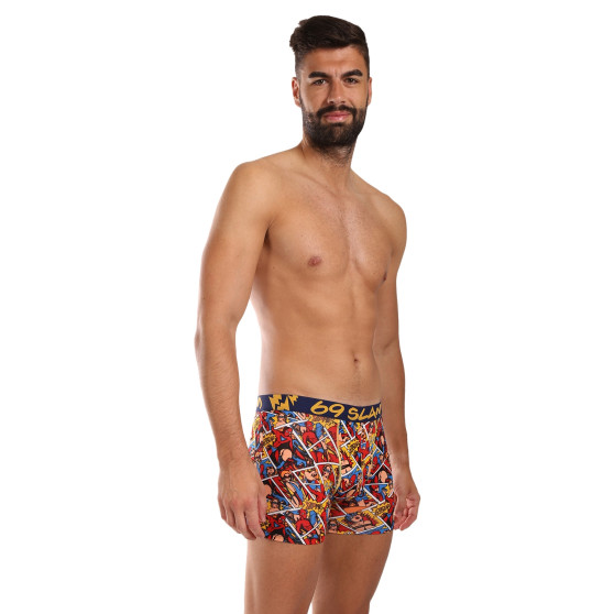 69SLAM Herren-Boxershorts fit bamboo PERVERT HERO (MPBPVO-BB)