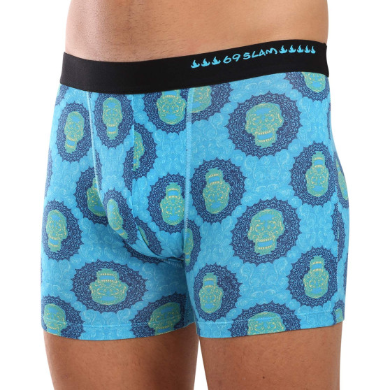 69SLAM Herren Boxershorts Passform Bambus SKULL MANDALA (MPBSKM-BB)