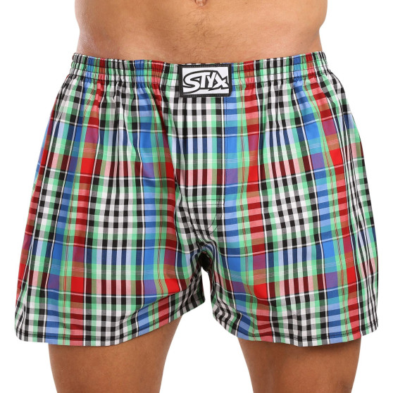 5PACK Herren Boxershorts Styx klassischer Gummizug Übergröße mehrfarbig (5E103640)