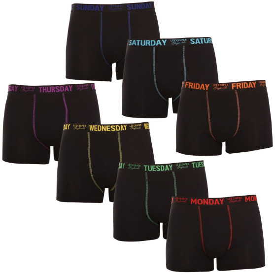 Beschädigte Verpackung - 7PACK Klassische Herren Klassische Boxershorts Lee Cooper schwarz (LCUBOX7P0110-1769913)