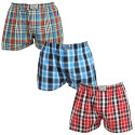 3PACK Herren Boxershorts Styx klassischer Gummizug Übergröße mehrfarbig (3E103436)