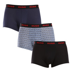 3PACK Herren Klassische Boxershorts HUGO mehrfarbig (50517894 975)