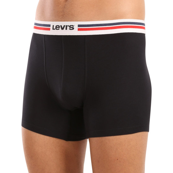 4PACK Herren Klassische Boxershorts Levis schwarz (701224292 001)