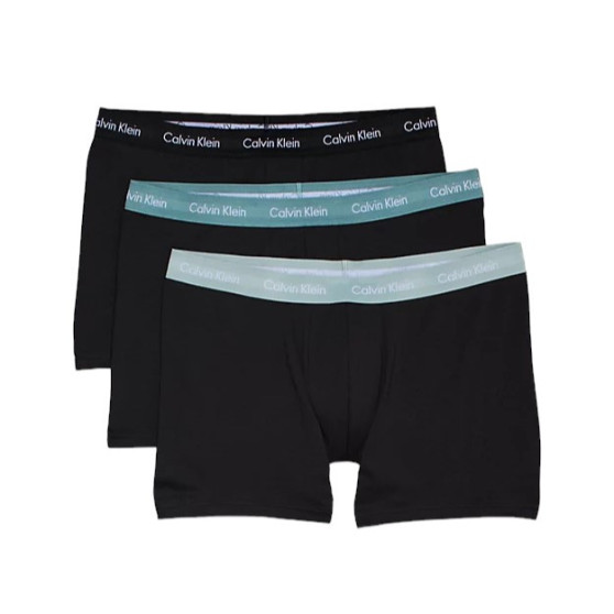 3PACK Herren Klassische Boxershorts Calvin Klein übergroß schwarz (NB2667A-Q3R)