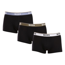 3PACK Herren Klassische Boxershorts BOSS schwarz (50517827 980)