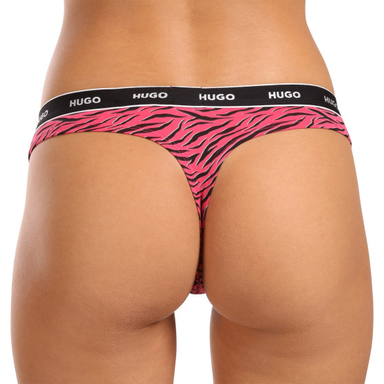 3PACK Damen Tangas HUGO mehrfarbig (50495870 661)