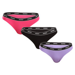 3PACK Damen Tangas HUGO mehrfarbig (50480150 962)