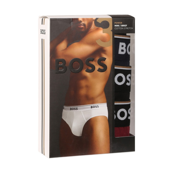 3PACK Herren Slips BOSS mehrfarbig (50517826 976)