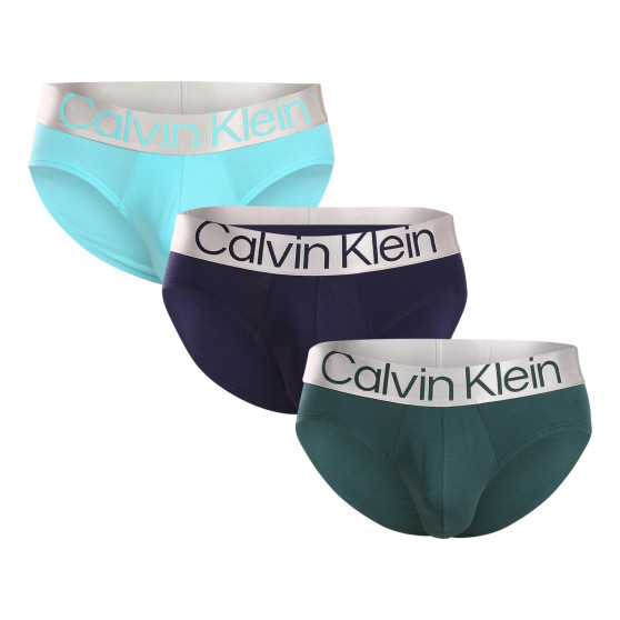 3PACK Herren Slips Calvin Klein mehrfarbig (NB3129A-NA9)