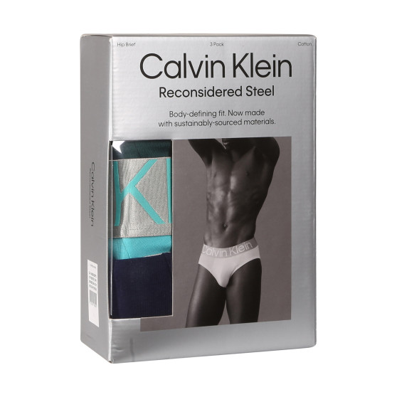 3PACK Herren Slips Calvin Klein mehrfarbig (NB3129A-N2M)