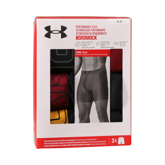 3PACK Herren Klassische Boxershorts Under Armour mehrfarbig (1383878 625)