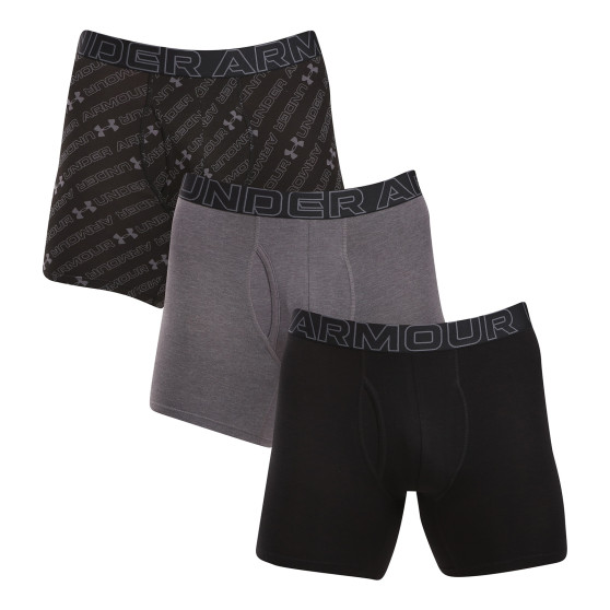 3PACK Herren Klassische Boxershorts Under Armour mehrfarbig (1383890 001)