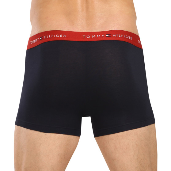 3PACK Herren Klassische Boxershorts Tommy Hilfiger dunkelblau (UM0UM02763 0WR)