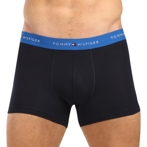 3PACK Herren Klassische Boxershorts Tommy Hilfiger dunkelblau (UM0UM02763 0WR)