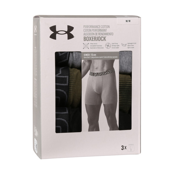 3PACK Herren Klassische Boxershorts Under Armour mehrfarbig (1383890 390)