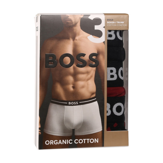 3PACK Herren Klassische Boxershorts BOSS mehrfarbig (50514998 982)