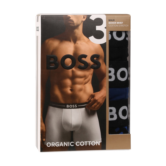 3PACK Herren Klassische Boxershorts BOSS mehrfarbig (50514998 982)