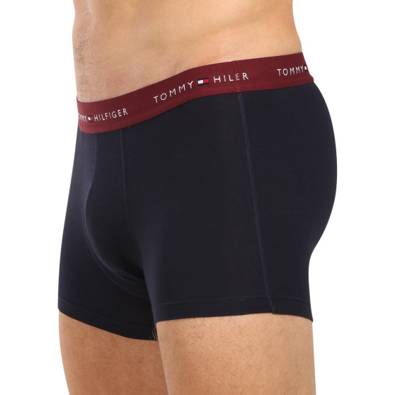 3PACK Herren Klassische Boxershorts Tommy Hilfiger dunkelblau (UM0UM02763 05K)