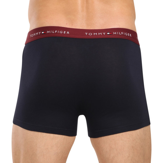 3PACK Herren Klassische Boxershorts Tommy Hilfiger dunkelblau (UM0UM02763 05K)