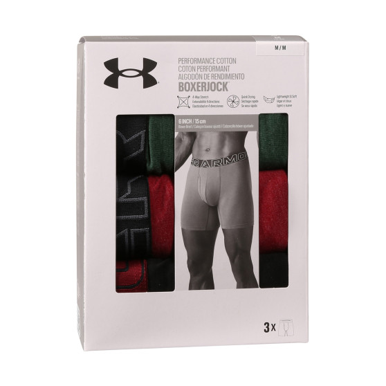 3PACK Herren Klassische Boxershorts Under Armour mehrfarbig (1383889 302)