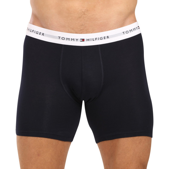 3PACK Herren Klassische Boxershorts Tommy Hilfiger dunkelblau (UM0UM02765 0W3)