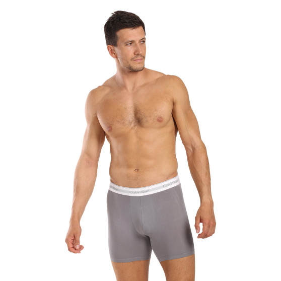 3PACK Herren Klassische Boxershorts Calvin Klein mehrfarbig (NB3954A-PS9)