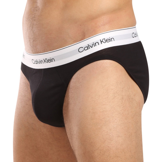 3PACK Herren Slips Calvin Klein schwarz (NB3961A-UB1)