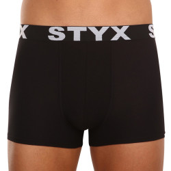 Herren Klassische Boxershorts Styx sportlicher Gummizug Übergröße schwarz (R960)