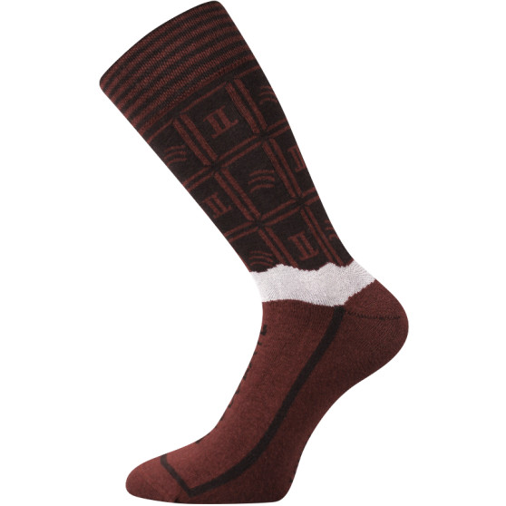 Socken Lonka hoch rot (Decolor)