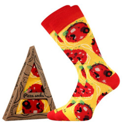 Socken Lonka lang mehrfarbig (Pizza-pepperoni)