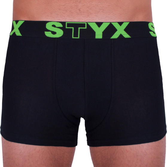 5PACK Herren Boxershorts Styx Sport elastisch Übergröße schwarz (5R960)