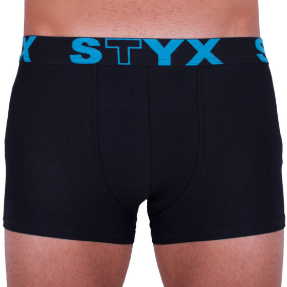 5PACK Herren Boxershorts Styx Sport elastisch Übergröße schwarz (5R960)