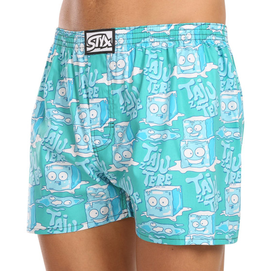 Herren Boxershorts  Styx art klassischer Gummizug übergroße Muster (E1659)