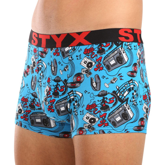 Styx Herren Boxershorts Kunst Sport Gummi Musik (G1558)