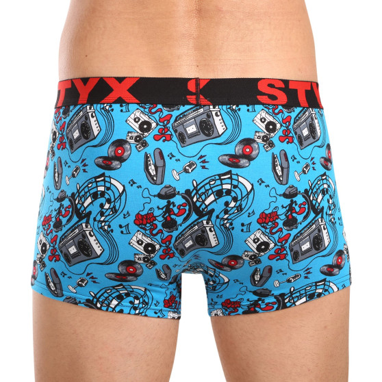 Styx Herren Boxershorts Kunst Sport Gummi Musik (G1558)