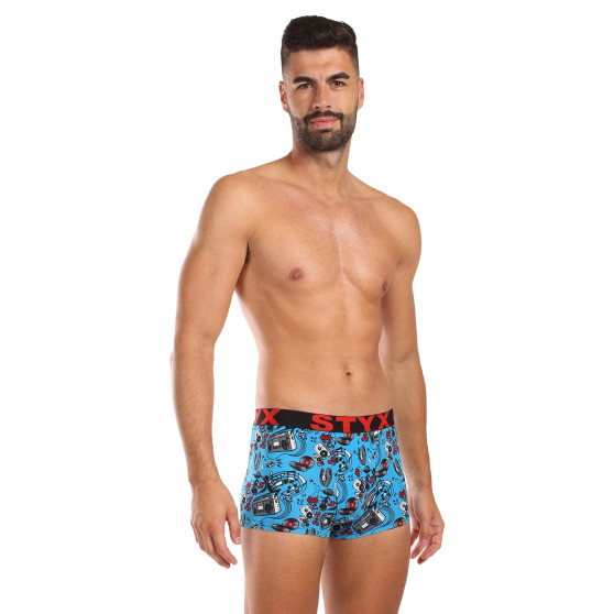 Styx Herren Boxershorts Kunst Sport Gummi Musik (G1558)