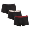 3PACK Herren Klassische Boxershorts Calvin Klein schwarz (NB2569A-Q84)