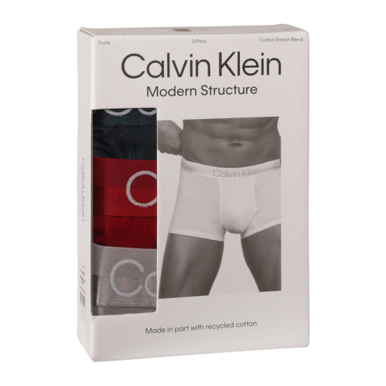 3PACK Herren Klassische Boxershorts Calvin Klein mehrfarbig (NB2970A-PZN)