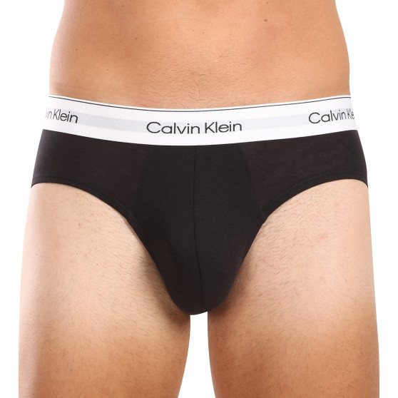 3PACK Herren Slips Calvin Klein schwarz (NB3962A-UB1)