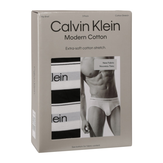 3PACK Herren Slips Calvin Klein schwarz (NB3962A-UB1)