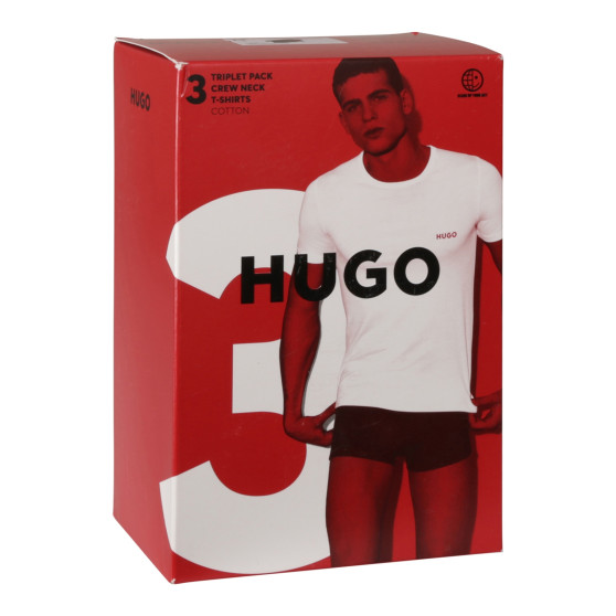 3PACK Herren T-Shirt HUGO mehrfarbig (50480088 966)