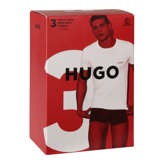 3PACK Herren T-Shirt HUGO mehrfarbig (50480088 985)