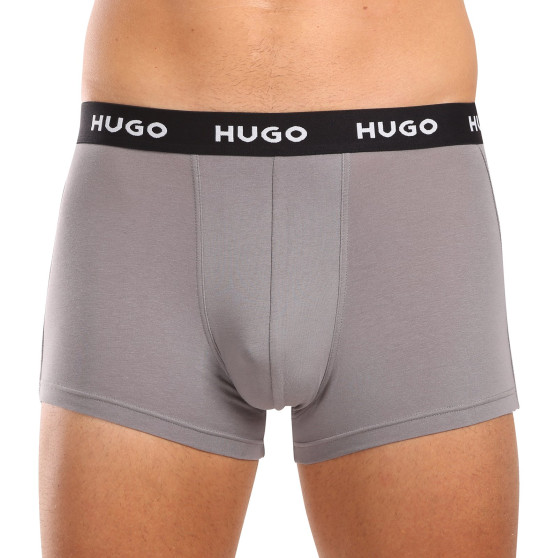 3PACK Herren Klassische Boxershorts HUGO mehrfarbig (50517878 986)