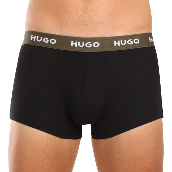 3PACK Herren Klassische Boxershorts HUGO mehrfarbig (50517878 987)