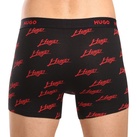 3PACK Herren Klassische Boxershorts HUGO mehrfarbig (50517887 984)