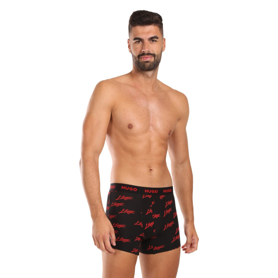 3PACK Herren Klassische Boxershorts HUGO mehrfarbig (50517887 984)